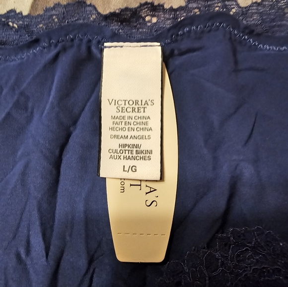 Victoria's Secret panties size L dark blue. - Picture 3 of 5
